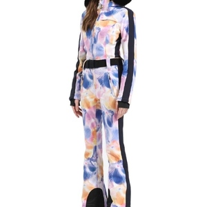 Traje de Nieve para Mujer con Estampado Tie Dye, Forro Polar, Impermeable, Transpirable, Aislado, con Capucha y Cremallera, Marca WARPRO - Product Image 1