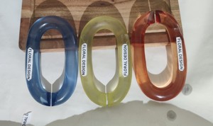 Cadena de Resina Acrílica Transparente de Alta Calidad para Asas de Bolsos, Eslabones de Resina Acrílica sin Espacios para Correas de Bolsos - Product Image 3