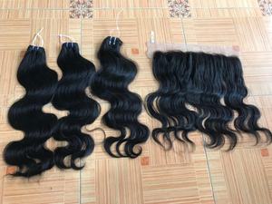 CDYHAIRVN Paquetes de Cabello Humano Natural Ondulado de Lujo, Origen Vietnam, No Remy, Doble Trama a Máquina, Sin Químicos, Directo de Fábrica, Natural - Product Image 4