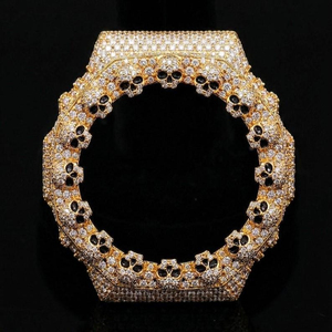 Bisel de Reloj Octogonal Personalizado Estilo Hip Hop con Cristales, Marco Protector de Acero Inoxidable para Relojes de Lujo para Hombre - Product Image 3
