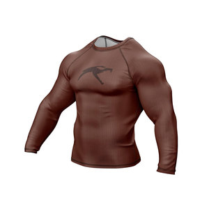 Personnalisez votre propre logo sur un rashguard à manches longues sublimé, rashguard MMA, rashguard BJJ, maillot de compression MMA pour moi - Product Image 2