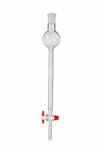 Depósito de Solvente de Vidrio Borosilicato con Grifo de PTFE para Columna de Cromatografía Flash Abierta con Bola de Presión OEM - Product Image 2
