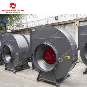 Ventilador Centrífugo de Accionamiento Directo de Alto Volumen, Estándar de Oro, Acero SS400, Sistema de Ventilación Industrial de Alta Resistencia, 0.37-200kW - Product Image 4