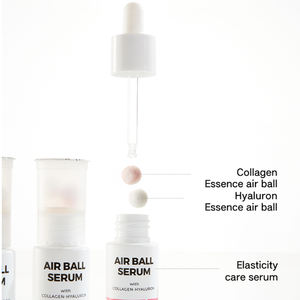 Sérum Think Bio AIRBALL avec collagène et acide hyaluronique, raffermissant et anti-âge, renouvellement de l'hydratation pour femmes, emballage en boîte - Product Image 3