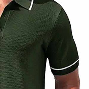 Camiseta Polo Personalizada al por Mayor para Hombre, Tela de Algodón Suave, Camisetas Polo Lisas para Vacaciones, Combinación de Colores, Cargado por Dress Sports - Product Image 3