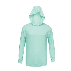 Vêtements de pêche pour hommes très demandés, sweat à capuche respirant et à séchage rapide pour l'extérieur, taille plus, UPF 50, logo personnalisé, 100% polyester - Product Image 3