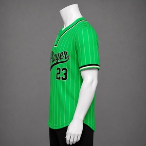 Uniforme de baseball imprimé de haute qualité, maillot d'équipe personnalisé, manches courtes, polyester respirant, vêtements de sport, fabrication OEM ODM - Product Image 3