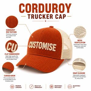 Gorra Trucker Personalizada con Bordado, Gorra de Béisbol con Malla Trasera y Cierre a Presión para Hombre, Proveedor Mayorista de Marca Privada - Product Image 6