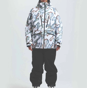 Traje de Esquí Impermeable para Invierno, Chaqueta y Pantalones Cálidos para Snowboard y Camping, Conjunto Deportivo para Mujer - Product Image 1