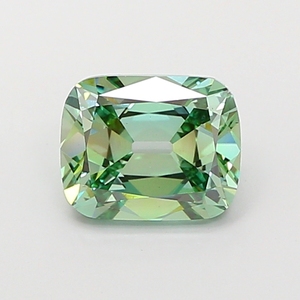 Diamant de laboratoire de 2,00 carats, taille Old Miner, vert vif fantaisie, VS1, certifié IGI, diamant CVD en vrac, vente en gros pour la fabrication de bijoux - Product Image 1