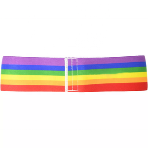 Banda para glúteos y cadera, Multicolor, personalizado, ejercicio de cadera, Yoga, fuerza, Fitness, banda de resistencia circular - Product Image 2