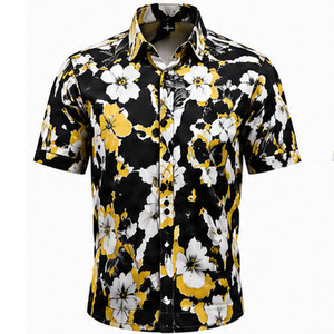 Fashion Men's Premium Solid <b>Summer</b> <b>Shirt</b> with Breathable 100% Cotton Fabric Quick Dry Contemporary Casual Style and ODM Service - Product Image 1