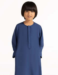 Arabic Thobe For Boys Muslim Islamic Clothing Traditional Long <b>Dress</b> Eid Outfit Prayer Wear Wholesale Custom Logo Accepted - Product Image 5