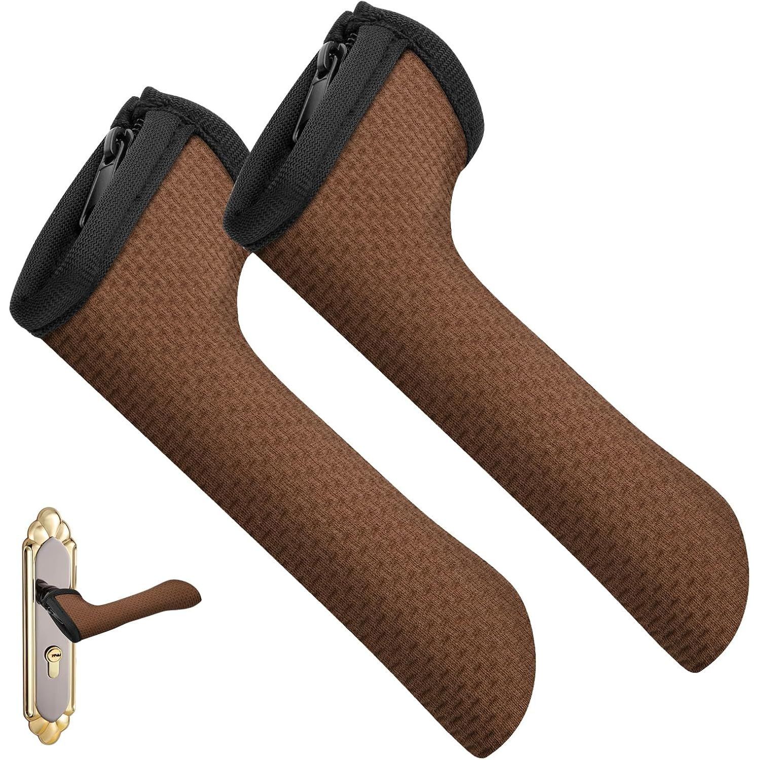 2 Pieces Brown Color