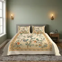 Parure de lit élégante pour chambre à coucher, motif uni moderne, écologique, durable, en microfibre 300TC, toutes saisons, usage quotidien