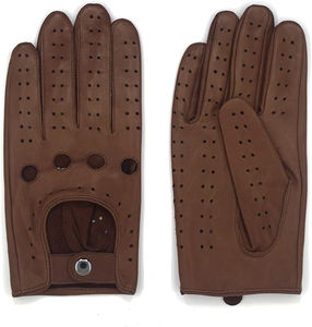 Nouveaux gants d'hiver en cuir vintage à la mode, doublure thermique en coton, pour l'extérieur et les voyages, design tactile, écologiques, livraison rapide - Product Image 3