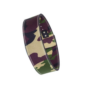 Ceinture de musculation en cuir de vachette personnalisable avec boucle à levier Anime, antidérapante, unisexe, haute qualité - Product Image 2