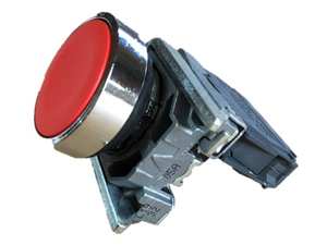 Bouton-poussoir LED intégré Schneider XB4 22 mm, encastré, éclairé, 1NO+1NC, 220-240V, IP67, courant maximal 10A, tension maximale 220V, 2NO - Product Image 5