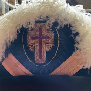 Chapéu Masónico de Caballero Templario con Estuche - Product Image 3