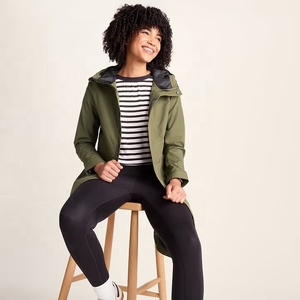 Chaqueta de Invierno Impermeable para Mujer, con Cierre, Capucha y Relleno, Abrigo Largo Transpirable de Poliéster, Resistente al Viento - Product Image 5