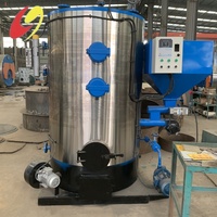 Generator Uap Otomatis Vertikal Berbahan Bakar Biomassa Kayu dan Batubara Industri Rentang 200kg-700kg Termasuk Berbagai Pilihan Harga