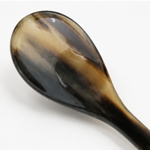 Juego de Mini Cucharas Hechas a Mano de Cuerno de Búfalo Natural, Duraderas, Ecológicas, Modernas y de Lujo, para Café, Té y Postre - Product Image 4