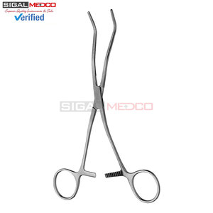 High Quality Stainless Steel Satinsky Manual Vascular <b>Clamp</b> Surgical Forceps DeBakey Atraumatic Tangential Occlusion <b>Clamps</b> - Product Image 4