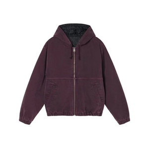 Sweat à capuche zippé Sun Fade Y2K en molleton bouclette 500 g/m² 100 % coton, coupe ample vintage, avec logo personnalisé, pour l'automne - Product Image 2