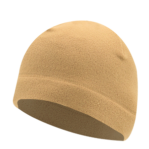 Unisex Orange Fleece Beanie Hat Warm <b>Winter</b> Adjustable Cycling Headwear Accessory with Button <b>Decoration</b> - Product Image 2
