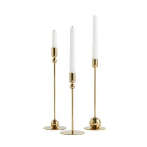 Portavelas de aluminio con aspecto de cuerno de reno estilo nórdico, con cristal, para velas de té, recubierto, para iluminación exterior y decoración. - Product Image 4