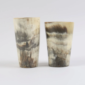 High Quality Buffalo Horn Beer Shots Tumbler Handcraft Viking Horn Beer Glass or Cup for <b>Whiskey</b> and Beer Drinking at Best Rates - Product Image 1