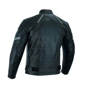 Chaqueta de Motocicleta para Hombre, Talla Grande, Transpirable, Resistente al Viento, Ligera, Ecológica, para Invierno, de Cuero de Alta Calidad - Product Image 2