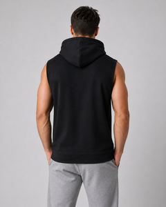 Sudadera sin mangas: mejora tu ropa deportiva con una prenda transpirable, duradera y elegante. Totalmente personalizable para tu marca. Servicio OEM. - Product Image 6