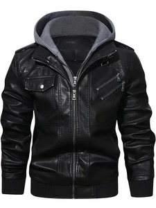 Premium <b>Mens</b> <b>Leather</b> Biker <b>Jacket</b> Genuine <b>Leather</b> Heavy Duty Stylish Comfortable Fashion Outerwear - Product Image 6