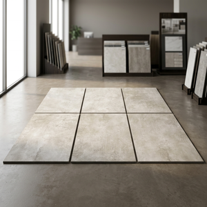 Carrelage de sol en porcelaine rustique brut, carrosserie entier en granit solide, 20mm, au-dessus du sol en béton, service OEM, 11 pièces, 24x24 - Product Image 2