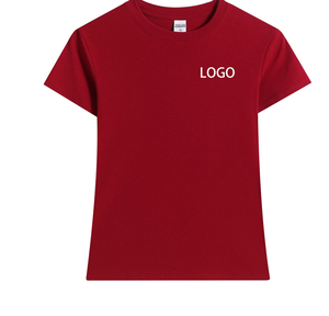 Camiseta de Manga Corta para Mujer, Moda 2026, Marca Privada, Temporada de Verano, Informal, Tejida, Lisa, Teñida, Corte Ajustado, 100% Algodón - Product Image 1