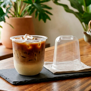 Transparent PP <b>Plastic</b> <b>Cups</b> With Lids Round Beverage <b>Cup</b> For Coffee Bubble Tea Juice Smoothie 12 16 22 Oz Disposable <b>Cup</b> - Product Image 3