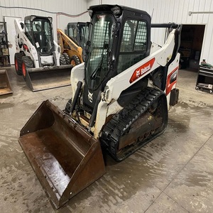 Chargeuse compacte Bobcat avec moteur diesel Kubota, capacité de charge nominale de 20 tonnes, accessoire broyeur, composants essentiels (PLC, boîte de vitesses, pompe) inclus - Product Image 1