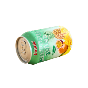 Jus de fruits mélangés de haute qualité du Vietnam OEM/ODM en canettes standard de 330 ml avec pulpes réelles, marque privée, jus de fruits et légumes - Product Image 3