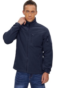 Men's Outdoor <b>Winter</b> Jacket Adjustable Waist Cuffs Warm Fleece Drawcord Hand Pocket Full Zip Closure Canvas Sports OEM Jacket - Product Image 6