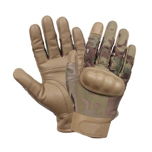 Guantes Tácticos de Cuero BARCO LEATHER INDUSTRY BLI-00888, Guantes Militares de Cuero para Hombre, Completos, Camuflaje, para Exteriores - Product Image 1