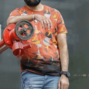 T-shirts de sublimation pour hommes, imprimés sur toute la surface, vêtements de sport respirants et performants pour l'entraînement et les exercices en plein air - Product Image 4