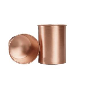 แก้วโลหะทองแดงดีไซน์ธรรมดาอุปกรณ์เครื่องดื่มขัดเงาสูงสำหรับงานปาร์ตี้อุปกรณ์เสริมที่ไม่เหมือนใคร - Product Image 3