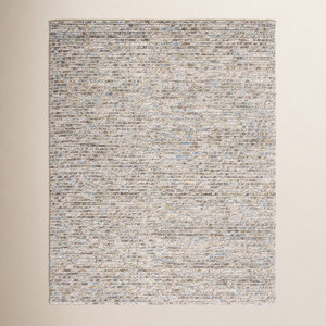 Alfombra de Lana Gruesa de Alta Calidad - Gris y Beige con Diseño Mélange, Absorbente y Lavable para el Hogar - Product Image 2