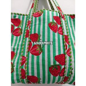 Bolso Tote de Gran Capacidad con Estampado de Tigre y Rayas Verdes, Estilo Bohemio, Cierre de Cremallera, Diseño Moderno para Todas las Temporadas - Product Image 6
