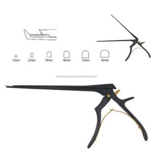 Fer forgé, outil chirurgical avec emporte-pièce, pince à ronfler, revêtement noir - Product Image 4