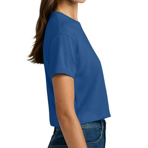 Wholesale Yoga Sport Women Crop T-Shirt Summer Summer Moisture Wicking Short Sleeve <b>Athletic</b> Cropped T Shirt - Product Image 5
