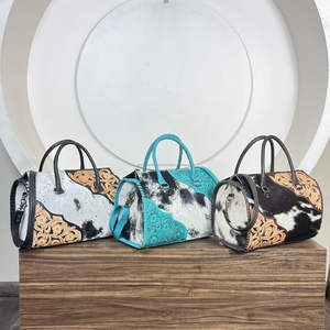 Sac bandoulière Speedy en cuir de vachette véritable, style floral, fait main, tendance 2026, vente en gros OEM ODM - Product Image 5