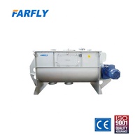Mélangeur à ruban horizontal FARFLY avec pompe et moteur pour mélanger les produits chimiques, les poudres et les granulés, capacité de 600 L