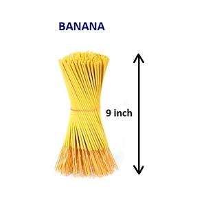 Varillas de incienso de plátano natural, suministro al por mayor a precio líder, caja de embalaje de incienso, incienso indio (amarillo) - Product Image 1